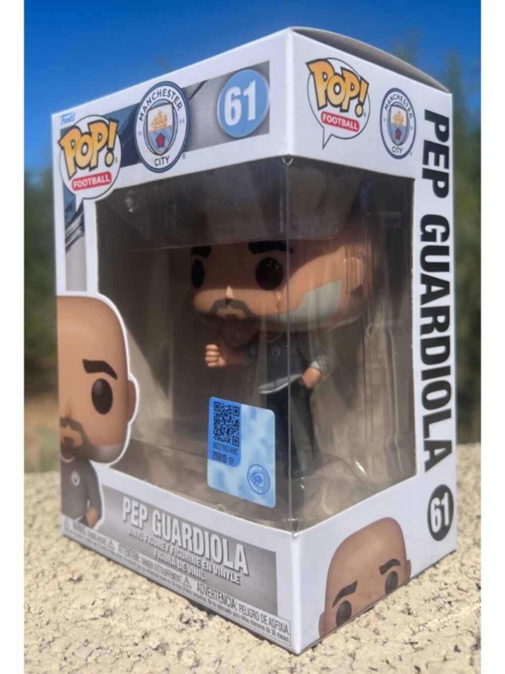 Funko Pop Football - Manchester City - Pep Guardiola (#61, NEW)